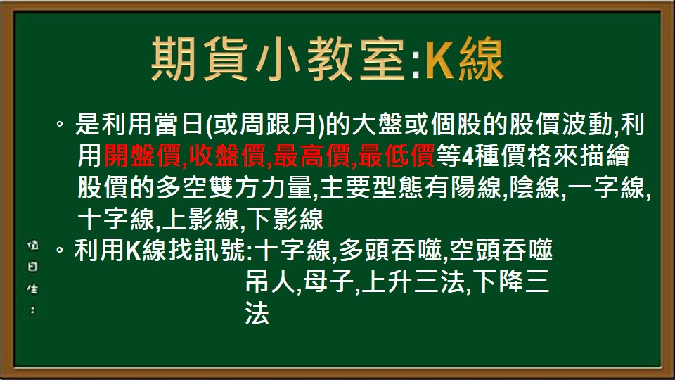 經典技術分析-03-K線