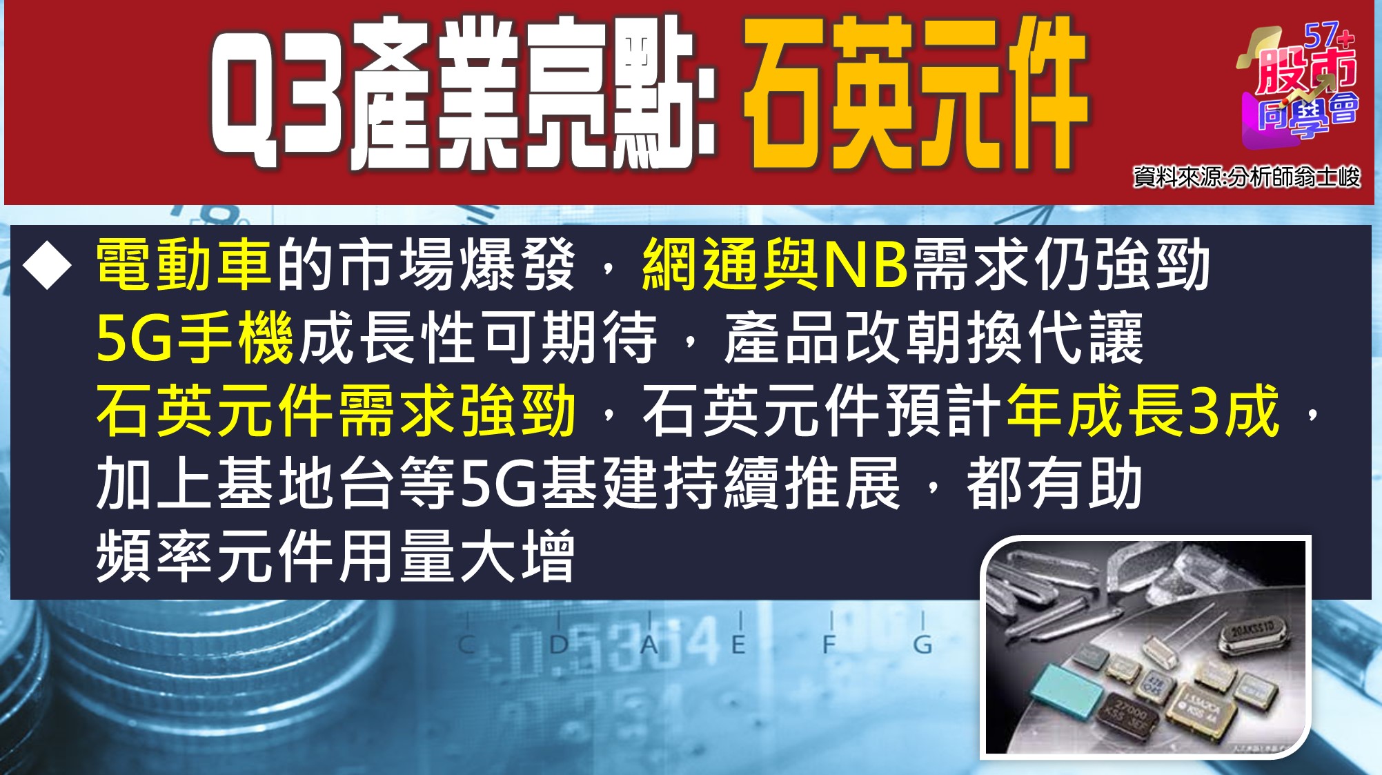 [57股市同學會][PPT]20210705-翁04-Q3產業亮點_石英元件