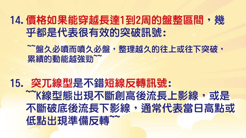 期貨當沖20大策略-10