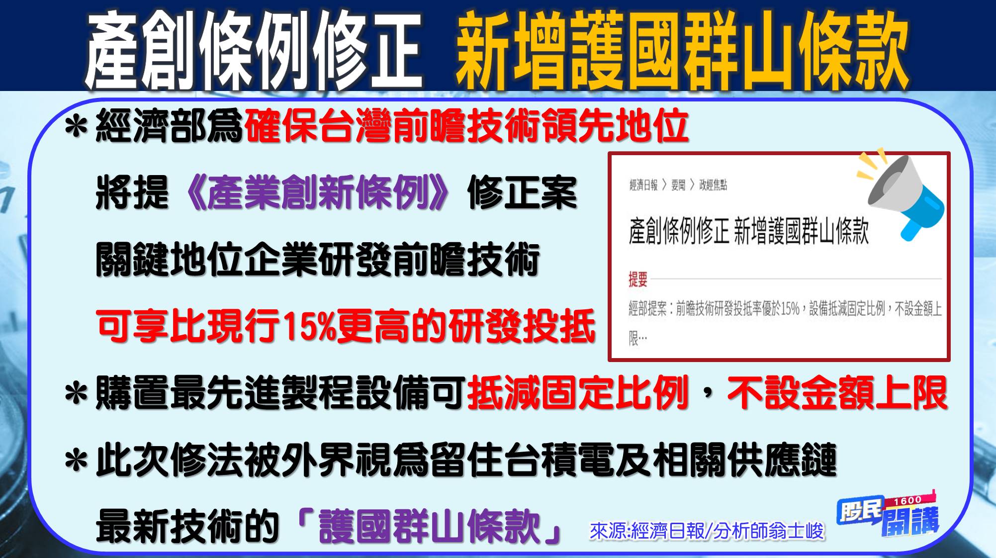 [股民開講]20220608-翁-03-產創條例