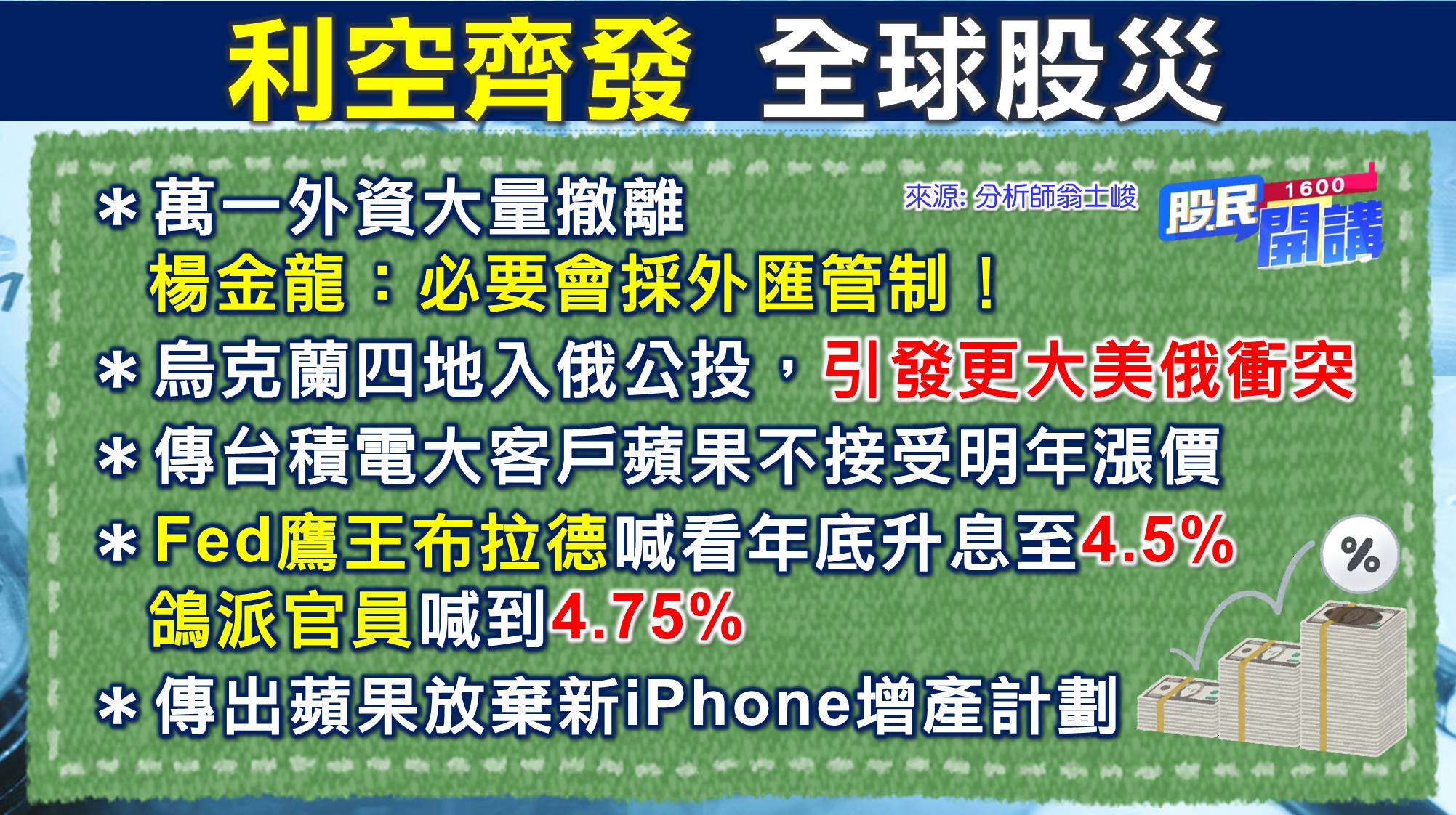 [股民開講]20220928-翁-02-全球股災