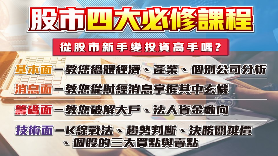 股市大富翁軟體教學-股市四大必修課程