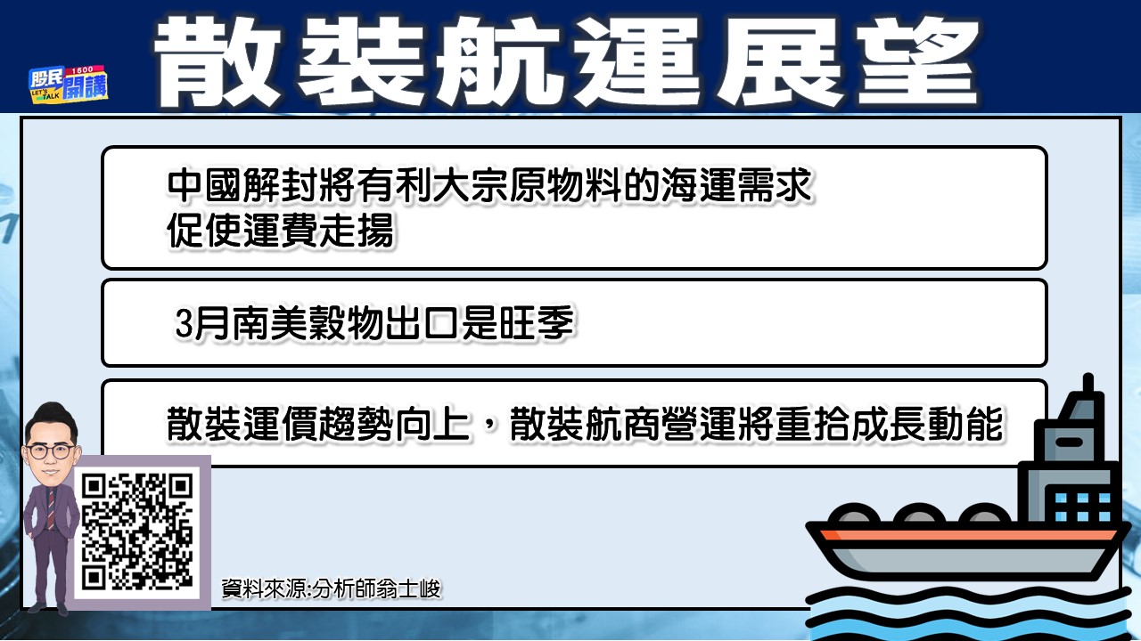 [股民開講]20230310-翁-03-散裝航運展望