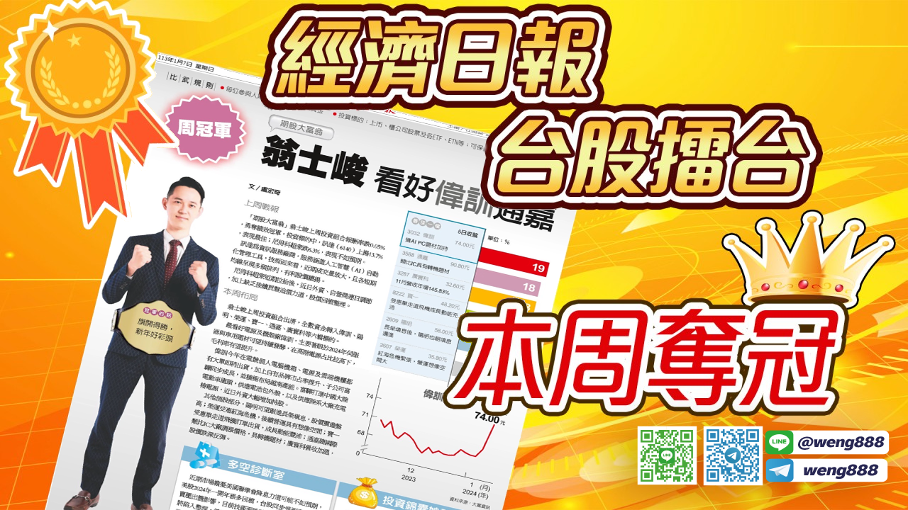 台股擂台-周冠軍-20240107-00