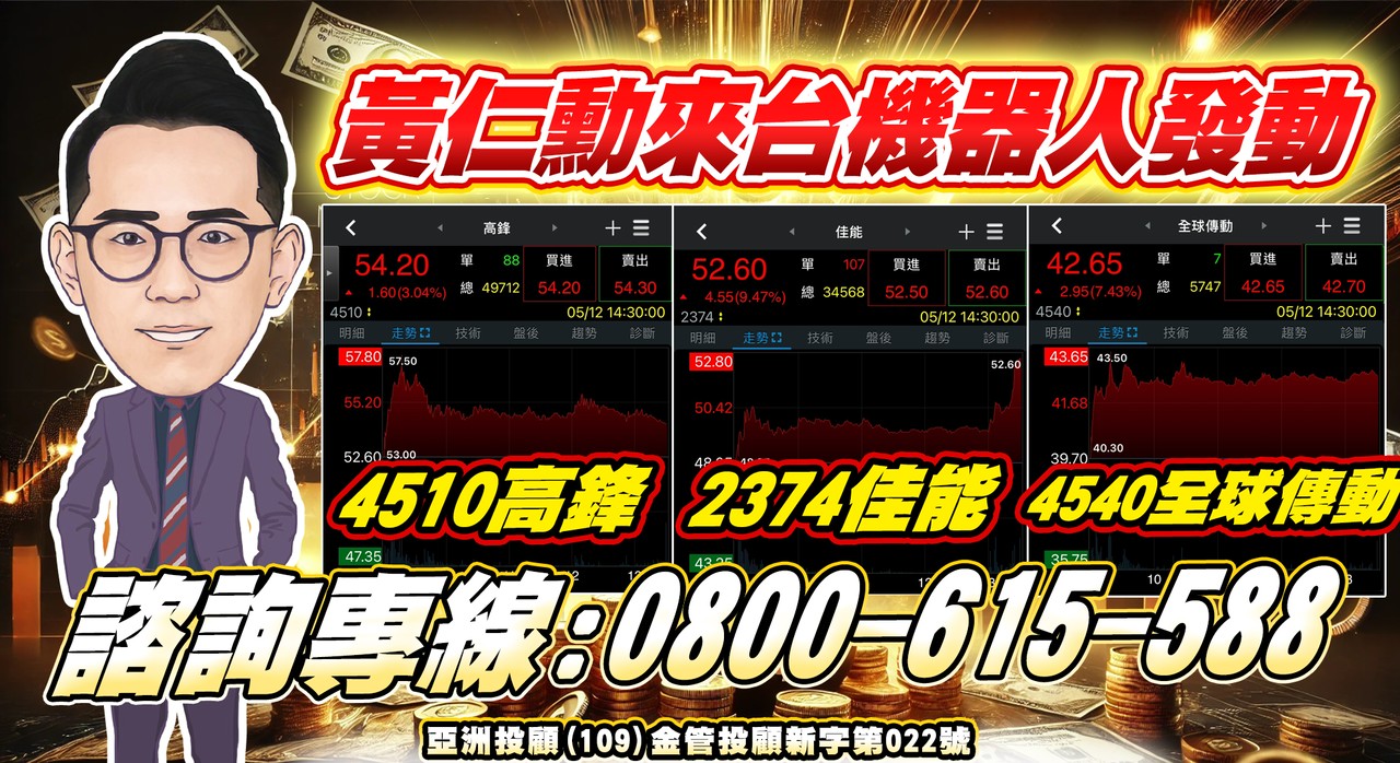 黃仁勳來台 機器人發動