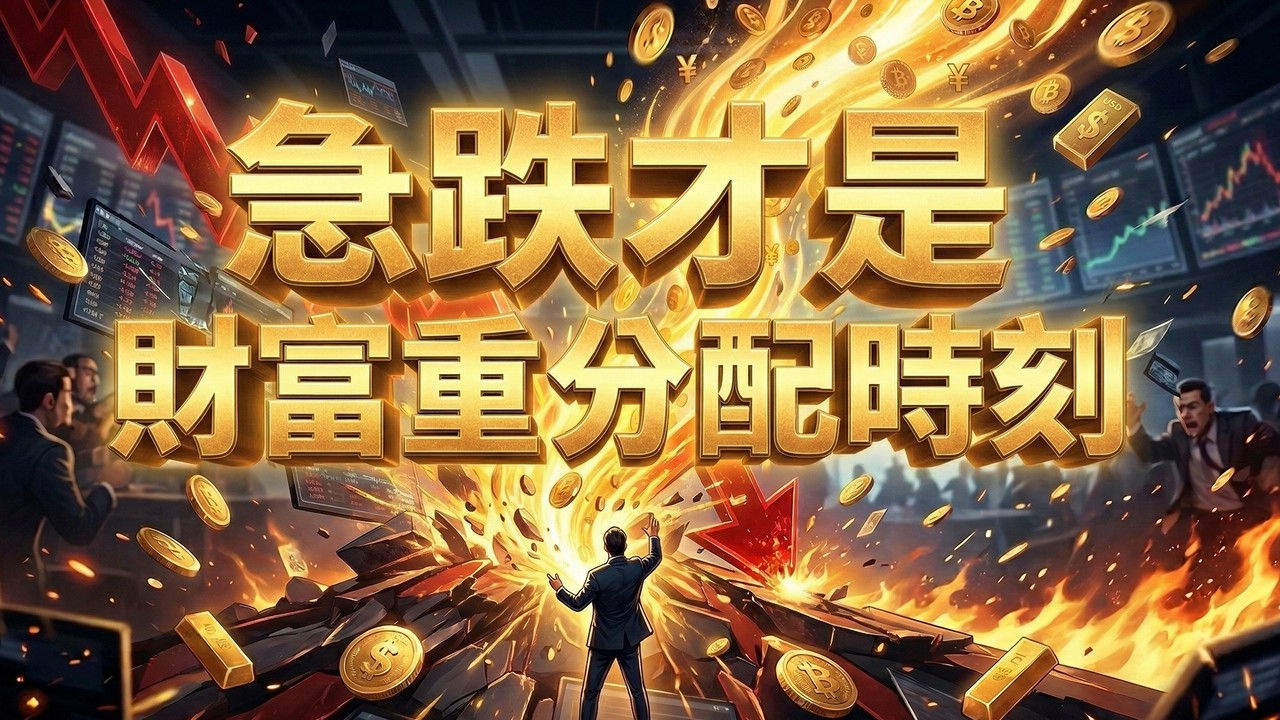 急跌才是財富重分配時刻