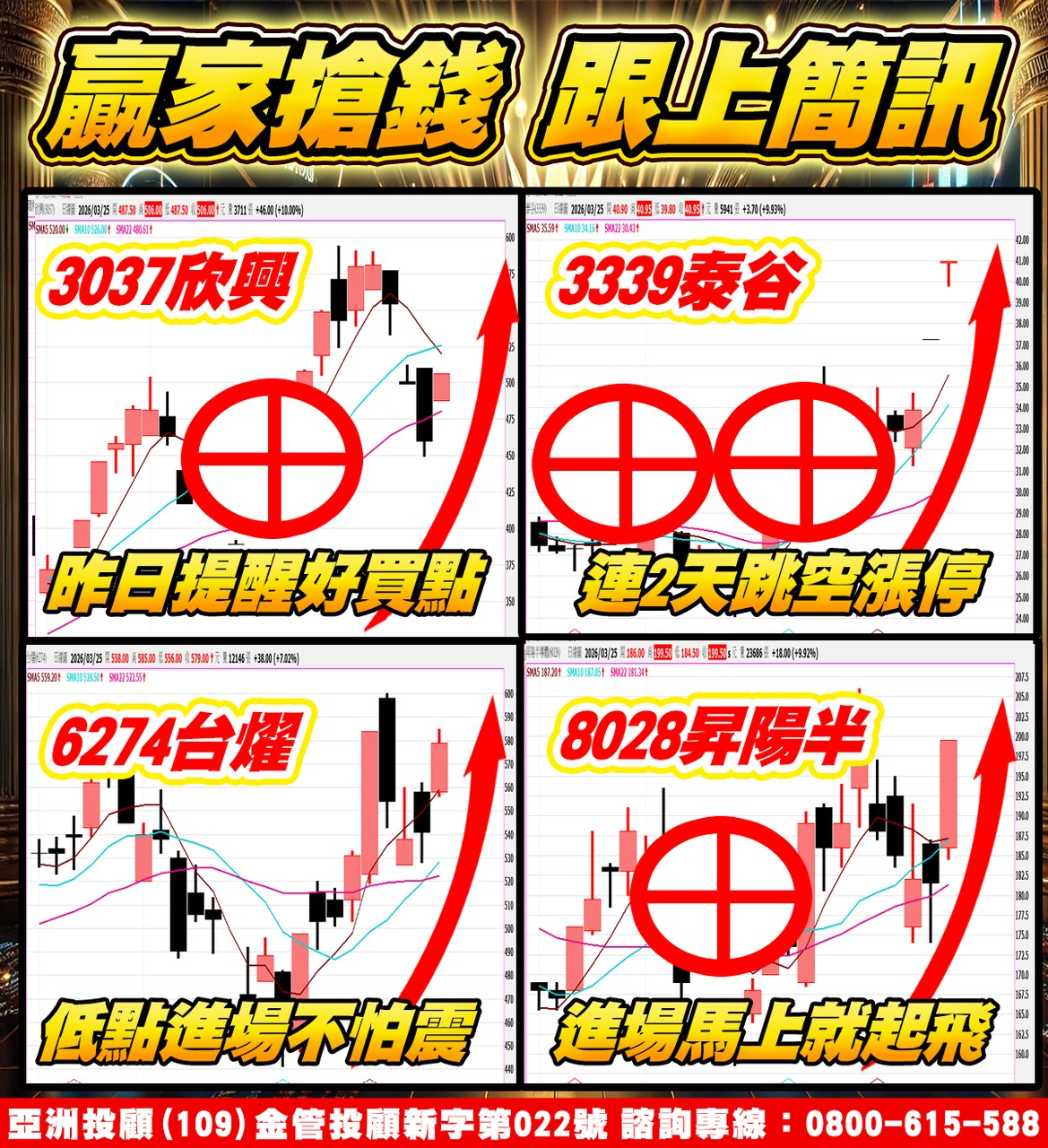 欣興、泰谷、台燿、昇陽半