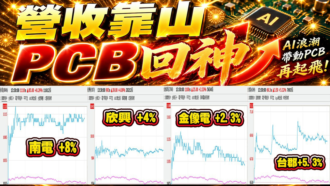 南電、欣興、金像電、台郡